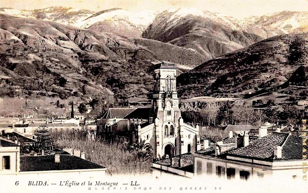 Blida - L'Eglise et la Montagne.jpg